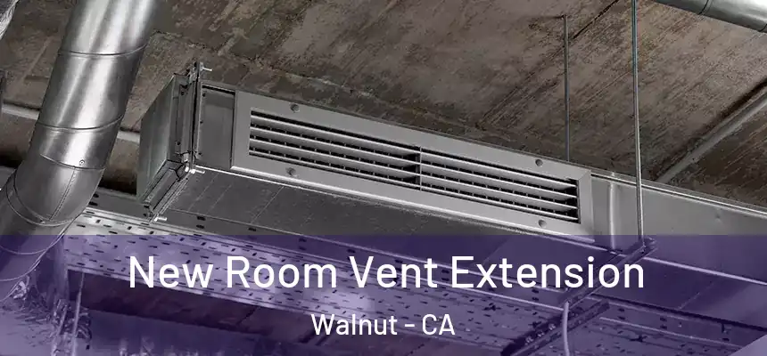  New Room Vent Extension Walnut - CA