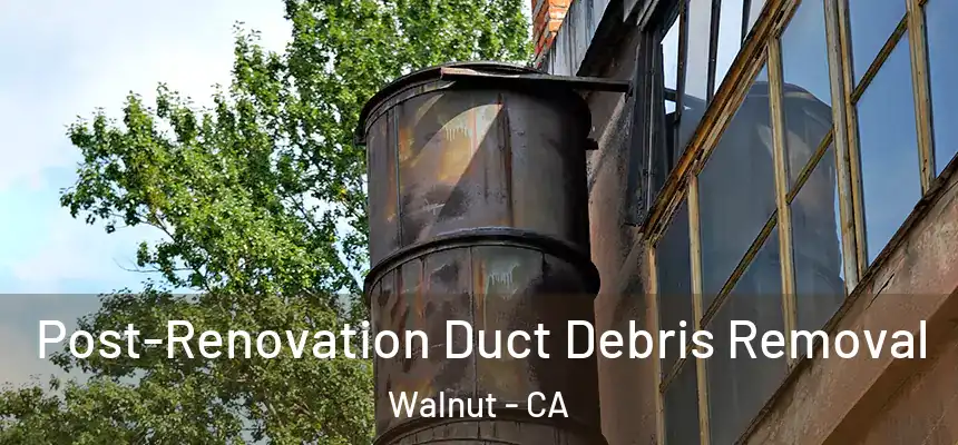 Post-Renovation Duct Debris Removal Walnut - CA