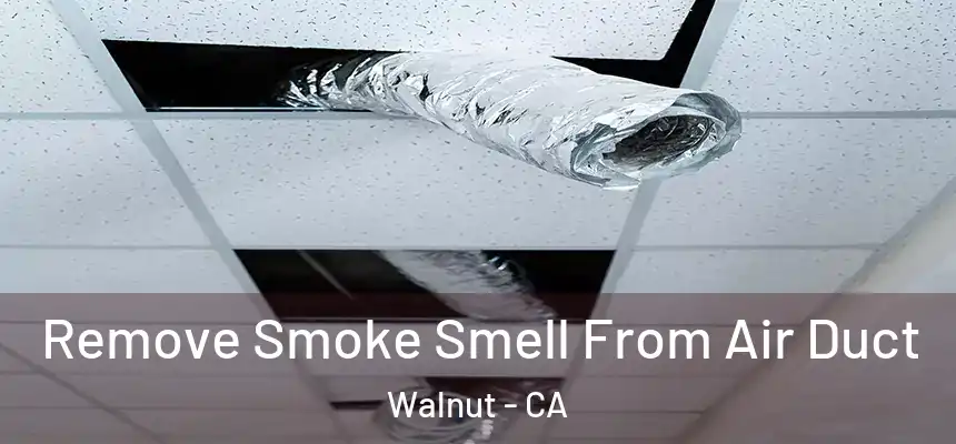 Remove Smoke Smell From Air Duct Walnut - CA